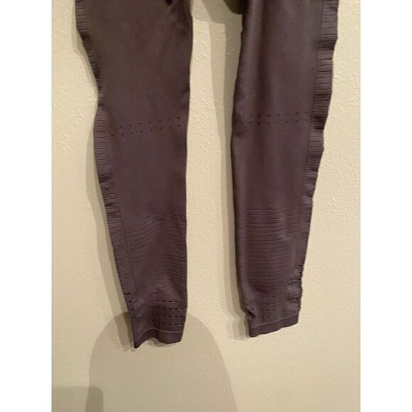 Gymshark womans seamless sheer knit leggings high waist size Small Purple - Picture 7 of 9